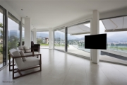 Picture of Neomounts WL30S-910BL16 TV pillar mount 40-75" - fixed - lockable - diam. 25-100 cm - portrait