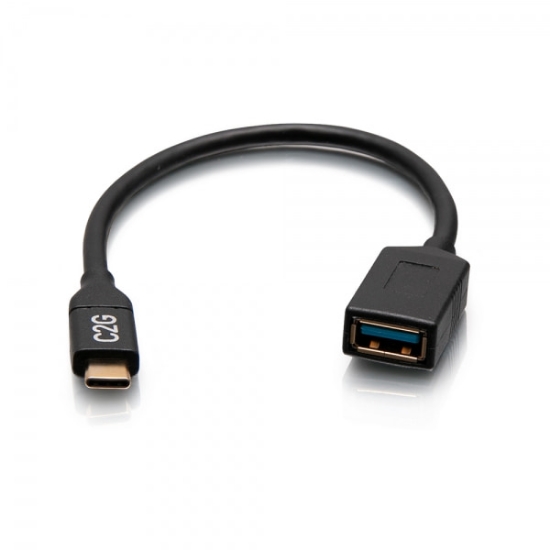Picture of C2G USB-C® Male to USB-A Female Adapter Converter - USB 3.2 Gen 1 (5Gbps)