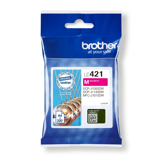 Picture of Brother LC421M ink cartridge 1 pc(s) Original Magenta