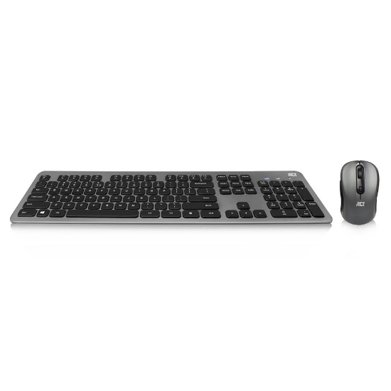 Picture of ACT Wireless Keyboard and Mouse set, USB-C/USB-A combi receiver (Qwerty/US layout)