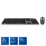 Picture of ACT Wireless Keyboard and Mouse set, USB-C/USB-A combi receiver (Qwerty/US layout)