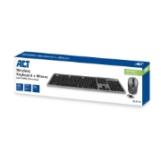 Picture of ACT Wireless Keyboard and Mouse set, USB-C/USB-A combi receiver (Qwerty/US layout)