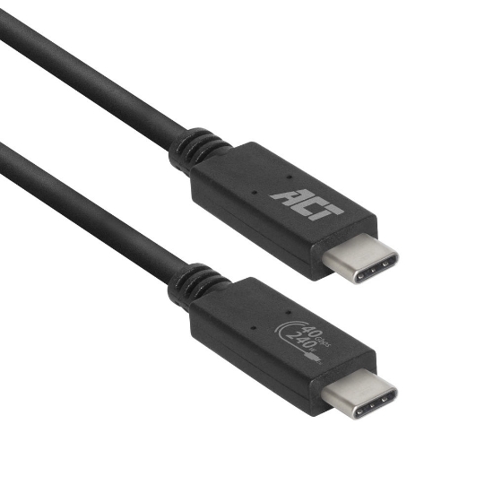 Picture of ACT USB4® 40Gbps cable, USB-C, USB-IF certified, 0.8 meters
