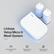 Picture of Linksys Velop Micro 6 Mesh System – Dual-Band WiFi 6 AX3000 (3-pack)