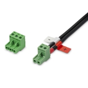 Picture of StarTech.com 160W Universal DC Power Adapter (24V/6.6A), 4ft(1.2m) 2-Wire Cord, 2/3-Pin Terminal Blocks, 100-240V AC/DC External Power Supply for Industrial USB Hubs, NA/UK/EU/ANZ
