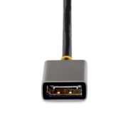 Picture of StarTech.com 1ft (30cm) HDMI to DisplayPort Adapter Cable, Active 4K 60Hz HDMI 2.0 to DP 1.2 Converter, HDR, USB Bus Powered, HDMI Source to DisplayPort Monitor for Laptops/PC