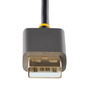 Picture of StarTech.com 1ft (30cm) HDMI to DisplayPort Adapter Cable, Active 4K 60Hz HDMI 2.0 to DP 1.2 Converter, HDR, USB Bus Powered, HDMI Source to DisplayPort Monitor for Laptops/PC