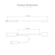 Picture of StarTech.com 1ft (30cm) HDMI to DisplayPort Adapter Cable, Active 4K 60Hz HDMI 2.0 to DP 1.2 Converter, HDR, USB Bus Powered, HDMI Source to DisplayPort Monitor for Laptops/PC