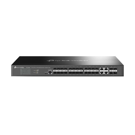 Picture of TP-Link Omada 24-Port SFP L2+ Managed Switch with 4 10GE SFP+ Slots
