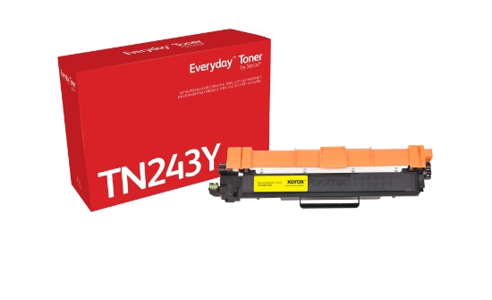 Picture of Everyday ™ Yellow Toner by Xerox compatible with Brother TN-243Y, Standard capacity