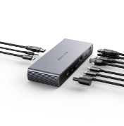 Picture of Targus HDTB4D-EUZ laptop dock/port replicator Thunderbolt 4 Grey
