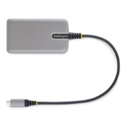Picture of StarTech.com 4-Port USB-C Hub - 5Gbps - Bus Powered - USB C to 4x USB-A Hub w/ Optional Auxiliary Power Input - Portable Desktop/Laptop USB Hub - 1ft (30cm) Cable - USB Expansion Hub