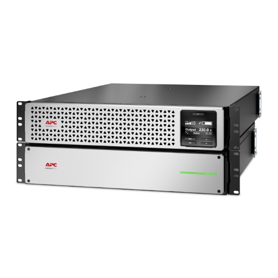 Image de APC Smart-UPS On-Line, 3kVA, Lithium-ion, Rackmount 4U, 230V, 6x C13+2x C19 IEC outlets, Network Card, Extended long runtime, Rail kit included