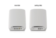 Picture of NETGEAR Orbi RBK763S Tri-band (2.4 GHz / 5 GHz / 5 GHz) Wi-Fi 6 (802.11ax) White 7 Internal