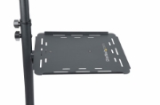 Picture of StarTech.com Mobile Projector and Laptop Stand/Cart - Heavy Duty Portable Projector Stand (2 Shelves, hold 22lb/10kg each) - Height Adjustable Rolling Presentation Cart w/Lockable Wheels
