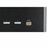 Picture of StarTech.com 2 Port Triple Monitor DisplayPort KVM Switch - 4K 60Hz UHD HDR - Desktop DP 1.2 KVM with 2 Port USB 3.0 Hub (5Gbps) & 4x USB 2.0 HID Ports, Audio - Hotkey Switching - TAA