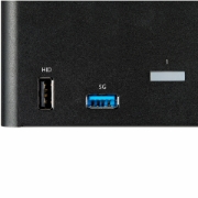 Picture of StarTech.com 2 Port Triple Monitor DisplayPort KVM Switch - 4K 60Hz UHD HDR - Desktop DP 1.2 KVM with 2 Port USB 3.0 Hub (5Gbps) & 4x USB 2.0 HID Ports, Audio - Hotkey Switching - TAA