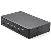 Picture of StarTech.com 4 Port HDMI KVM Switch - Single Monitor 4K 60Hz Ultra HD HDR - Desktop HDMI 2.0 KVM Switch with 2 Port USB 3.0 Hub (5Gbps) and 4x USB 2.0 HID, Audio - Hotkey Switching - TAA