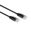 Afbeeldingen van ACT Zwart 2,0 meter U/UTP CAT6 patchkabel met RJ45 connectoren