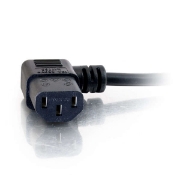 Picture of C2G 1m 18 AWG UK 90° Power Cord (IEC320C13R to BS 1363)