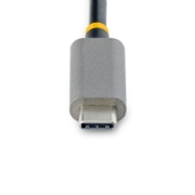 Picture of StarTech.com 3-Port USB-C Hub with Ethernet - 3x USB-A - Gigabit Ethernet - USB 3.0 5Gbps - Bus-Powered - 1ft/30cm Long USB Type-C Host Cable - GbE - Portable USB-C to USB-A Hub