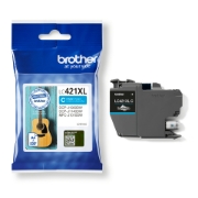 Picture of Brother LC-421XLC ink cartridge 1 pc(s) Original High (XL) Yield Cyan