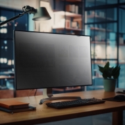 Picture of StarTech.com Monitor Privacy Screen for 22" Display - Computer Screen Security Filter - Blue Light Reducing Screen Protector Film - 16:10 Widescreen - Matte/Glossy - +/-30 Degree