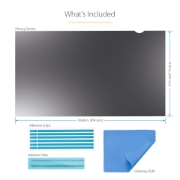Picture of StarTech.com Monitor Privacy Screen for 22" Display - Computer Screen Security Filter - Blue Light Reducing Screen Protector Film - 16:10 Widescreen - Matte/Glossy - +/-30 Degree