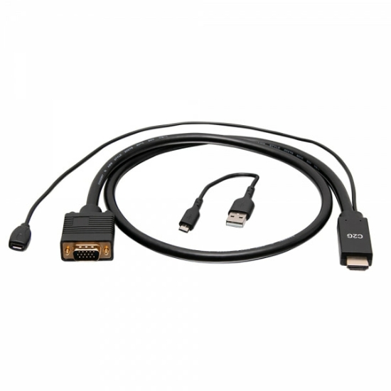 Picture of C2G 3m HDMI to VGA Active Video Adapter Cable - 1080p