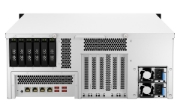 Picture of QNAP TS-H3087XU-RP NAS Rack (4U) Intel Xeon E E-2378 64 GB DDR4 0 TB QuTS hero Black, White