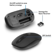 Picture of ACT Wireless Mouse 1200 DPI