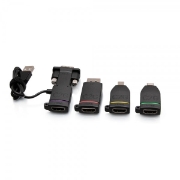 Picture of C2G Universal 4K HDMI® Adapter Ring with Color Coded Mini DisplayPort™, DisplayPort, USB-C®, and VGA