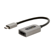 Picture of StarTech.com USB C to HDMI Adapter - 4K 60Hz Video, HDR10 - USB-C to HDMI 2.0b Adapter Dongle - USB Type-C DP Alt Mode to HDMI Monitor/Display/TV - USB C to HDMI Converter
