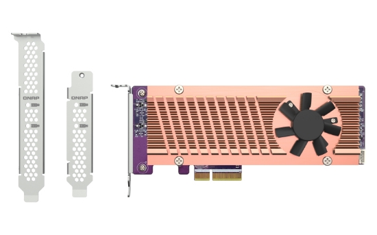 Picture of QNAP QM2-2P-344A interface cards/adapter Internal M.2