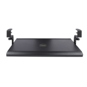 Picture of StarTech.com Under-Desk Keyboard Tray, Clamp-on Ergonomic Keyboard Holder, Up to 12kg (26.5lb), Sliding Keyboard and Mouse Drawer with C-Clamps, Height Adjustable Keyboard Tray (3.9/4.7/5.5 in)