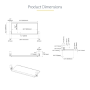 Picture of StarTech.com Under-Desk Keyboard Tray, Clamp-on Ergonomic Keyboard Holder, Up to 12kg (26.5lb), Sliding Keyboard and Mouse Drawer with C-Clamps, Height Adjustable Keyboard Tray (3.9/4.7/5.5 in)