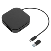 Picture of Targus DOCK116GLZ laptop dock/port replicator Wired USB 3.2 Gen 2 (3.1 Gen 2) Type-C Black