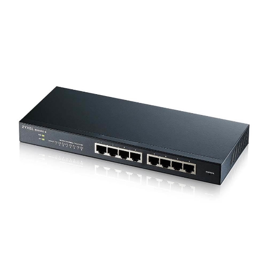 Picture of Zyxel GS1900-8 Managed L2 Gigabit Ethernet (10/100/1000) Black