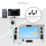Picture of StarTech.com 4K70IC-EXTEND-HDMI AV extender AV transmitter & receiver Black