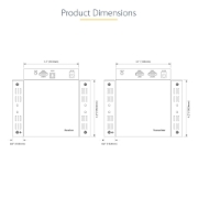 Picture of StarTech.com 4K70IC-EXTEND-HDMI AV extender AV transmitter & receiver Black