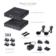 Picture of StarTech.com 4K70IC-EXTEND-HDMI AV extender AV transmitter & receiver Black
