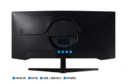 Picture of Samsung G55T computer monitor 86.4 cm (34") 3440 x 1440 pixels UltraWide Quad HD LED Black