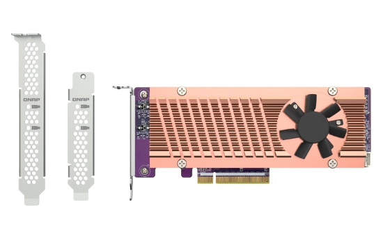 Picture of QNAP QM2-2P-384A interface cards/adapter Internal M.2