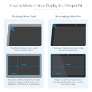 Picture of StarTech.com Laptop Privacy Screen for 15.6" Notebook - Magnetic Removable Laptop Display Security Filter - Blue Light Reducing Screen Protector - 16:9 - Matte/Glossy - +/-30 Degree