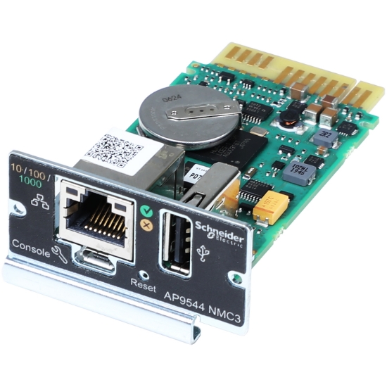 Picture of APC Network Management Card, Network Management Cards, for Easy UPS On-Line, 1-Phase, remotely monitor and manage the UPS