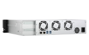 Picture of QNAP TS-855EU-8G NAS/storage server Rack (2U) Intel Atom® C5125 8 GB DDR4 0 TB QuTS hero Black