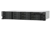 Picture of QNAP TS-855EU-8G NAS/storage server Rack (2U) Intel Atom® C5125 8 GB DDR4 0 TB QuTS hero Black