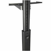Picture of StarTech.com Mobile Workstation Cart with Monitor Mount, CPU/PC Holder, Keyboard Tray - Ergonomic Height Adjustable Desktop Computer Cart - Rolling Mobile Standing Workstation on Wheels