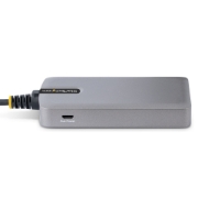 Picture of StarTech.com 4-Port USB Hub - USB 3.0 5Gbps, Bus Powered, USB-A to 4x USB-A Hub w/ Optional Auxiliary Power Input - Portable Desktop/Laptop USB Hub, 1ft/30cm Cable, USB Expansion Hub