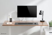 Picture of Neomounts DS70-450WH1 Monitor arm 17-42" - gas spring - Topfix - 180°-stop